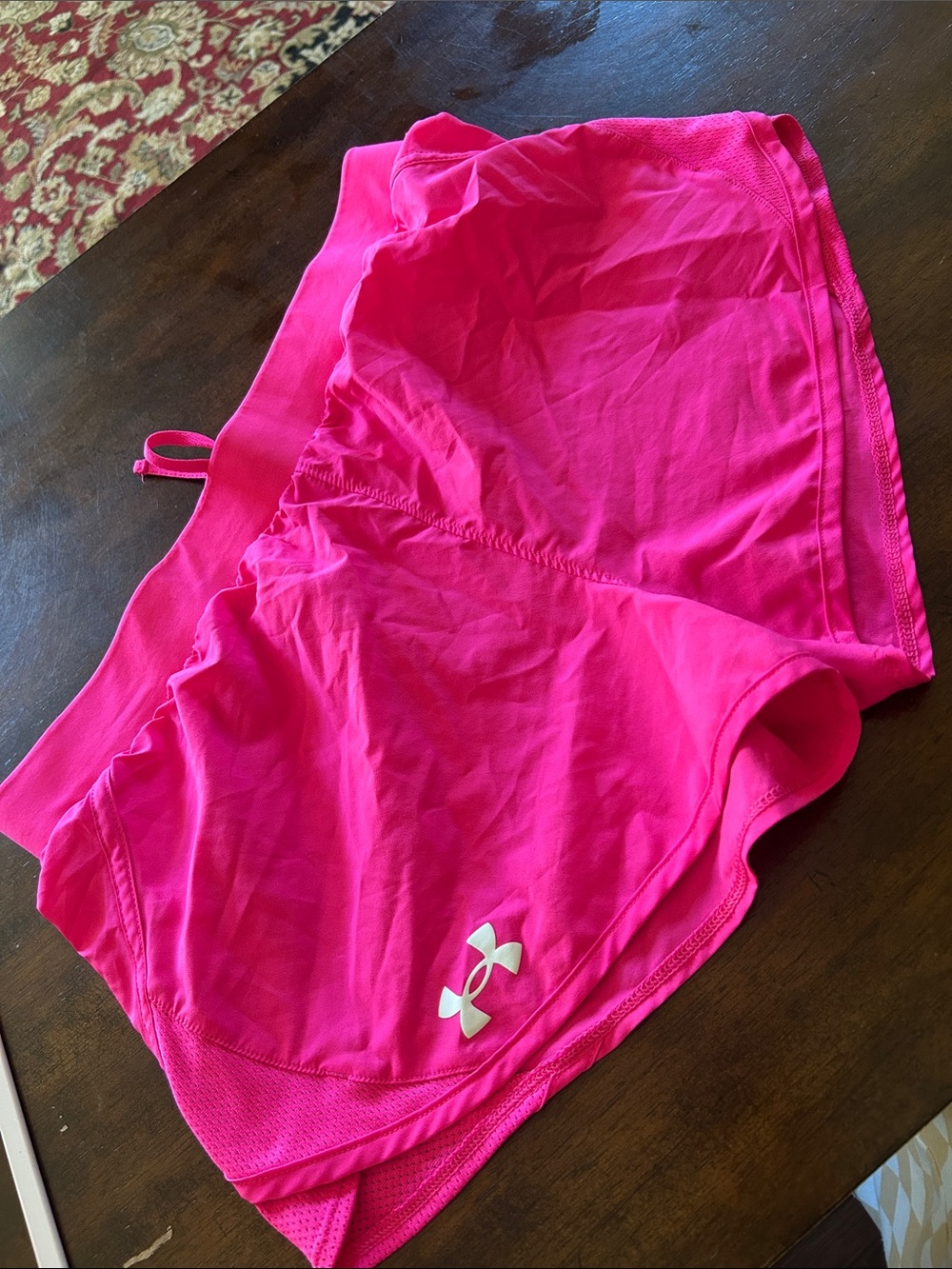 Under Armour Women’s Bright Pink Athletic Shorts